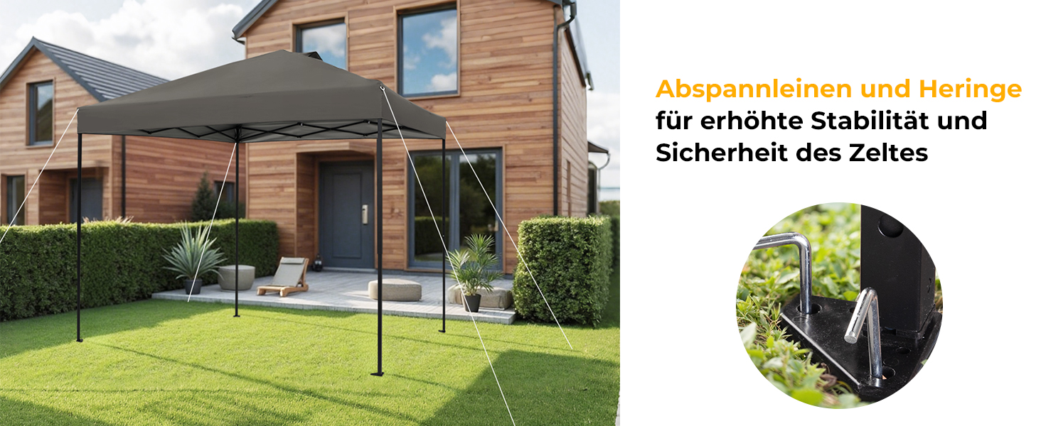 Der Text lautet „Außenrenovierung und Hofteile“. Mehrere Außenaufnahmen einer Wohnimmobilie, die Haus und Hof aus verschiedenen Blickwinkeln zeigen.