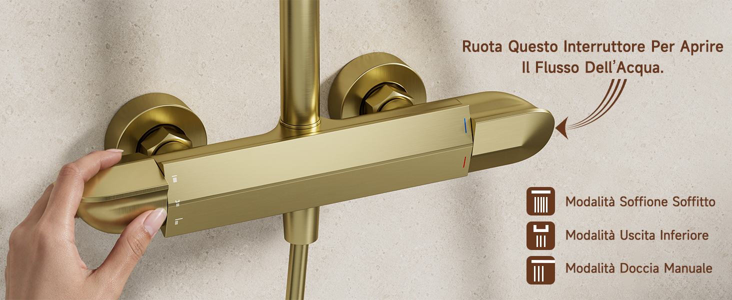 Il testo recita «Basin Spout Alterations For Apron 2-Piece Drill About» con la dicitura «Flexible Silicon Bottles», «Washable Home Wellness», «Easy Drain Strainer». Rubinetto in ottone visualizzato con schema di installazione.