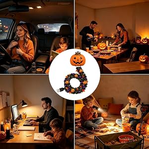 Festliche Projektion für Halloween