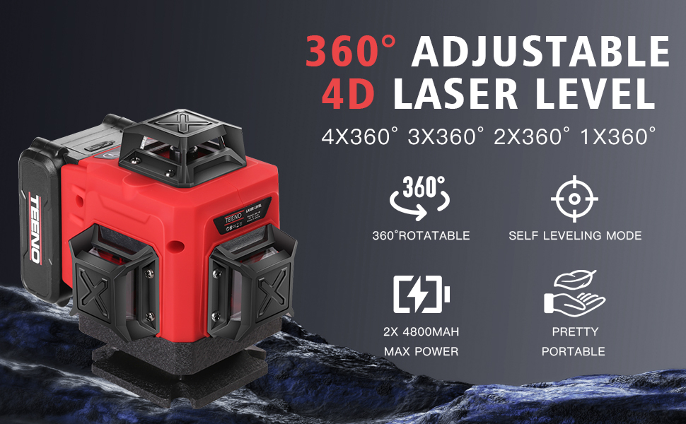 Niveau Laser 360°x4