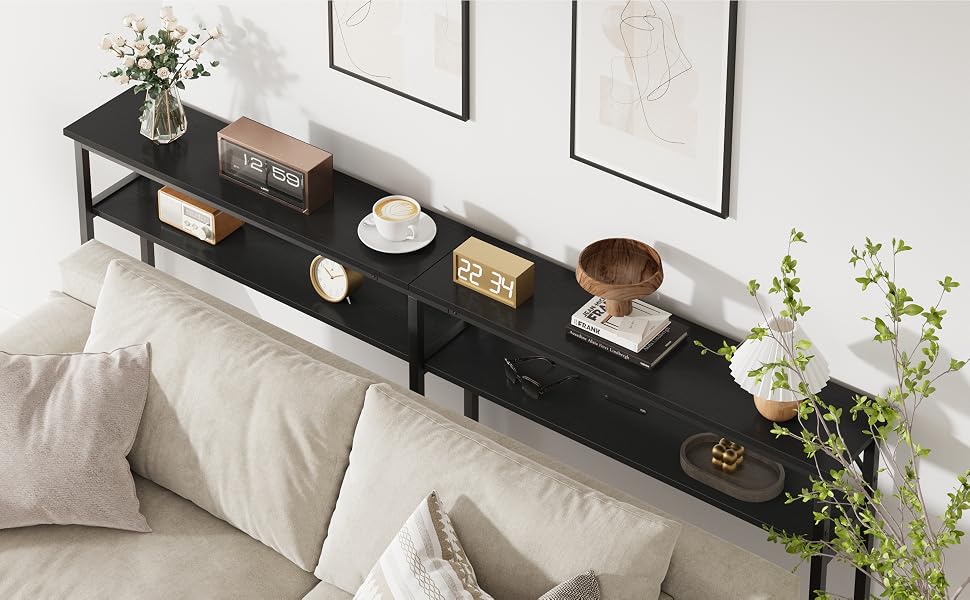 Table de couloir extra longue