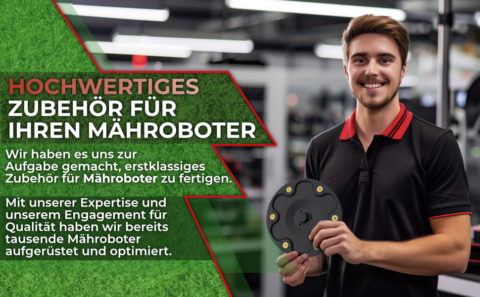 Disco Lama Per Robot Tosaerba Segway Navimow | 6 Lame, Plastica Rinforzata, Per Serie I - Foto 3