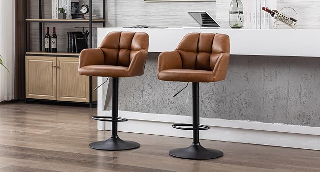 chaise bar velours lot de 2