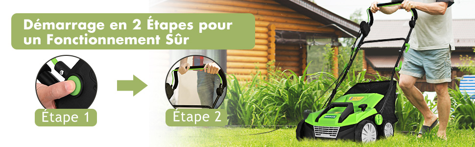 Scarificateur de Pelouse Électrique