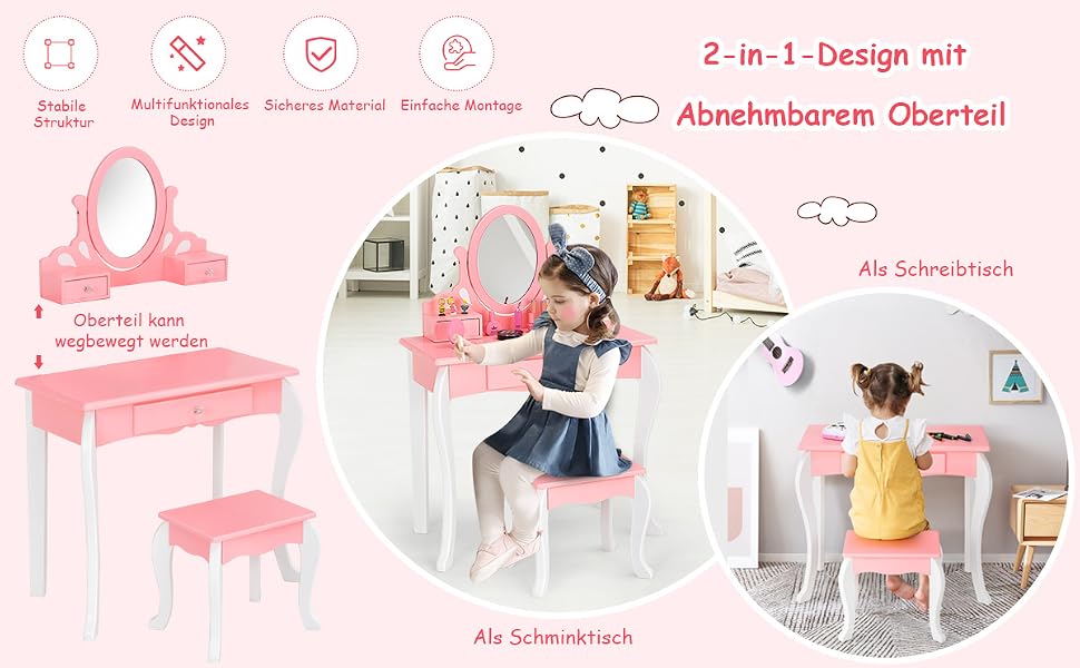 für Mädchen kindertisch ab 3 jahren kleinkind