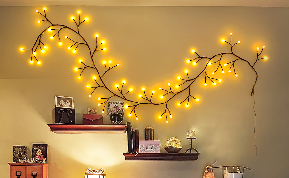 Flexible Zweige mit LED Lichterketten