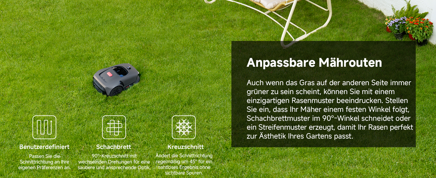 Anpassbare Mährouten