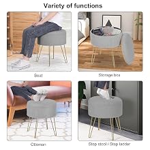 WOLTU Pouf Contenitore