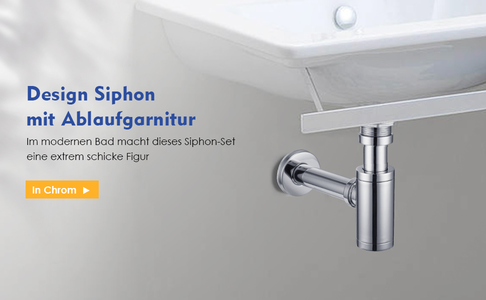 Sifone Pop Up Bonde d'écoulement per lavabo