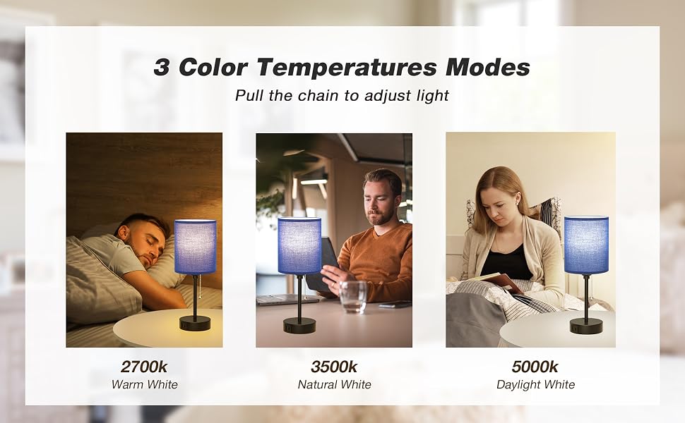 blue dimmable table lamp 