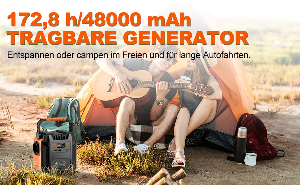FF FlashFish portable power station with AC output USB