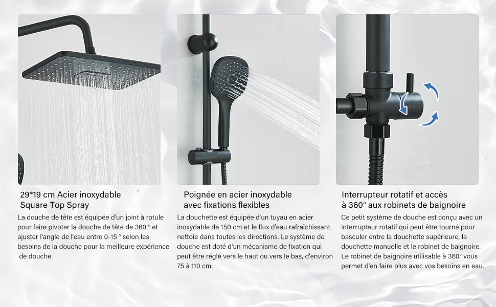 Colonne de Douche avec Douchette