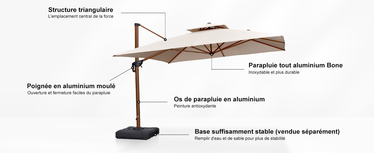 parasol bois