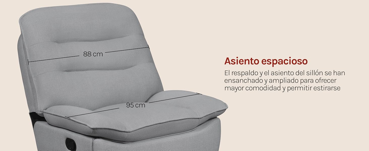 El texto dice «Air Tado inspeção». La almohadilla del asiento del cochecito tapizada en gris se muestra en ángulo con una textura de superficie acolchada y detalles de amortiguación.