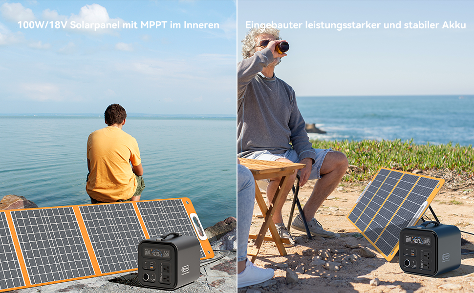 Panneau solaire portable.