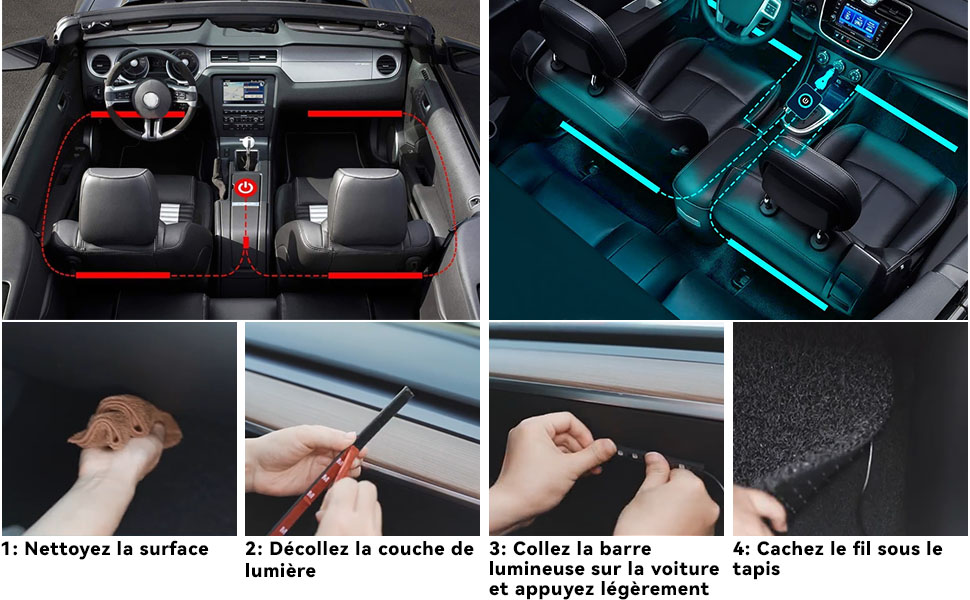 lampe auto interieure