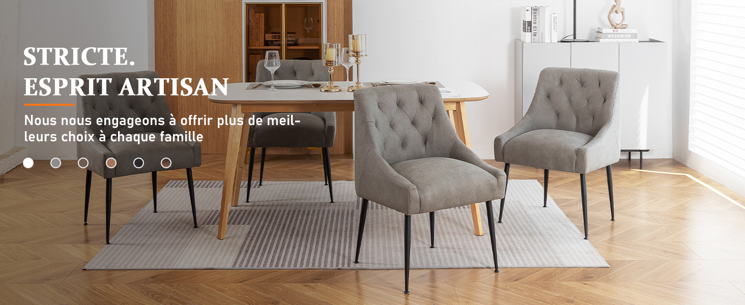 Lot de 2 Chaises de Salle à Manger,Lot de 4 Chaises de Salle à Manger,Lot de 6