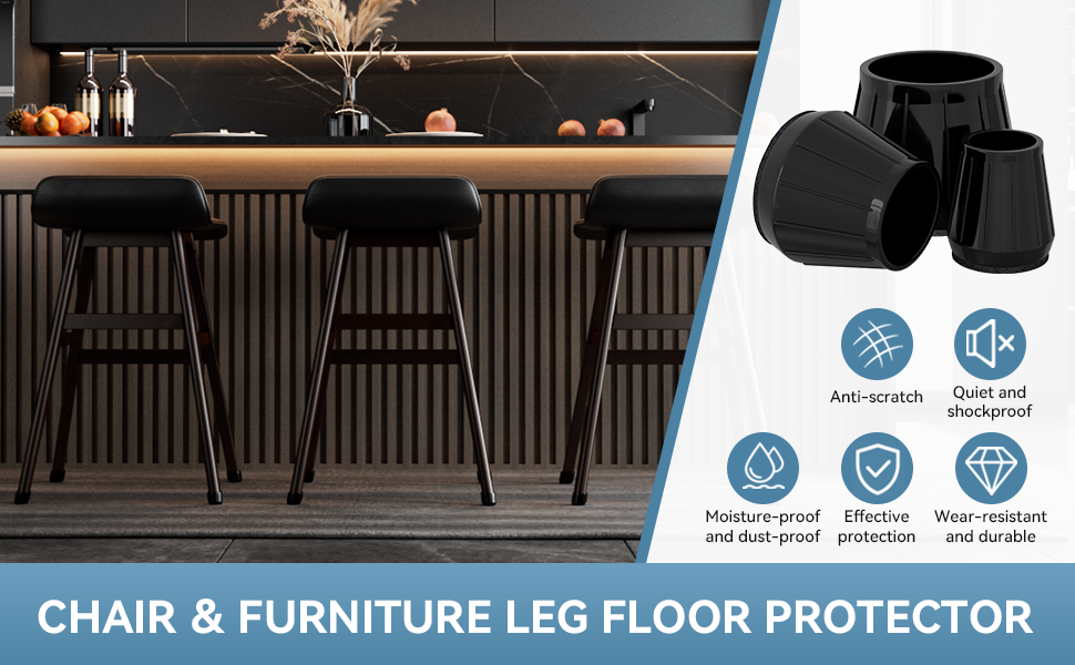 Protectores de suelo para patas de silla