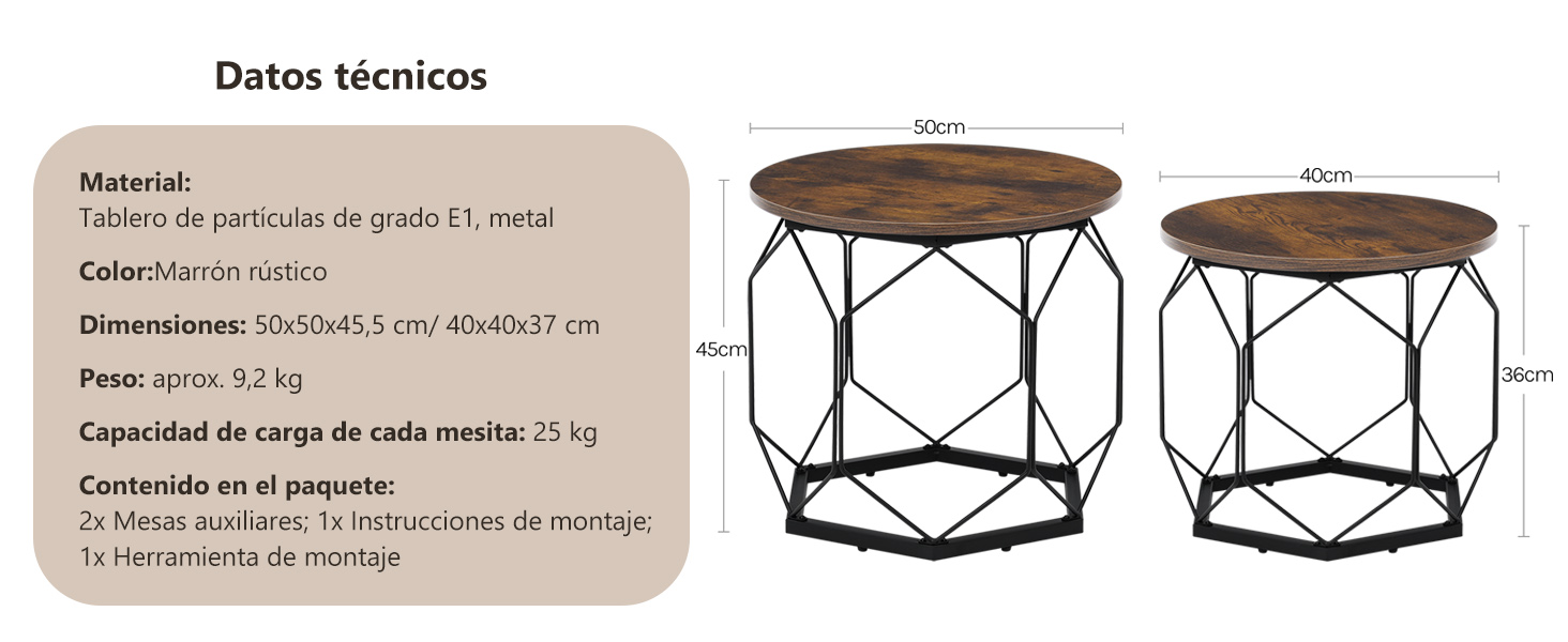Mesa de Centro WOLTU