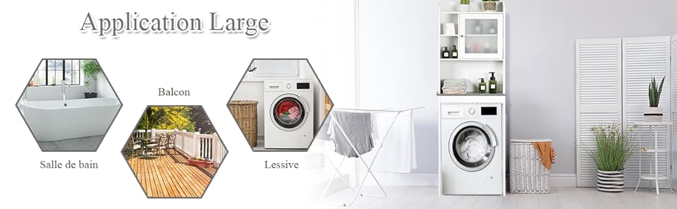 COSTWAY Meuble WC 1 Porte Grand Espace De Rangement/Meuble Dessus Toilette Avec Planche Réglable/Meuble De Machine à Laver-59 X 19 X 173cm Blanc -Songmics Soldes Magasin AAHKMJXYDAFdJAOAIMEbOAchlkWZ0oakZn uVZ0mPidMNbILvCvspZ4oG3fPgIqc1P26RdPiG8KHKUtblW5 ULKvLD1OHzwX jolGWPZGyLZfIEsUkHlqlICxyVLzt9gx3tyMQqKs9 0y9ovzs8WCJ9qpmqoQ99HVxyW aAp X7gB nfLUs3lAsylnFEU3yu7KON uxQoq 7Js0TjHl687A