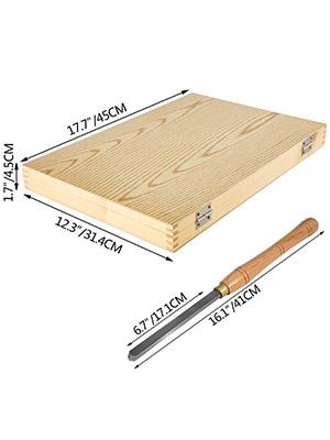 VEVOR Ensemble De Burin à Tour Tour à Bois à Table De Travail à Haute Vitesse 8pcs Pour Les Laboratoires 17 Ensembles de ciseaux à bois