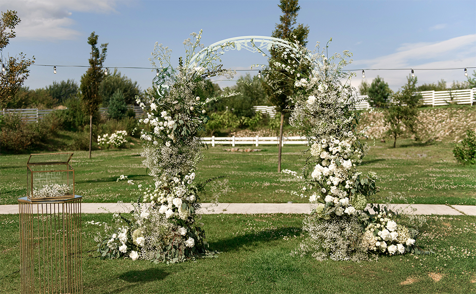Arche de roses pour mariage