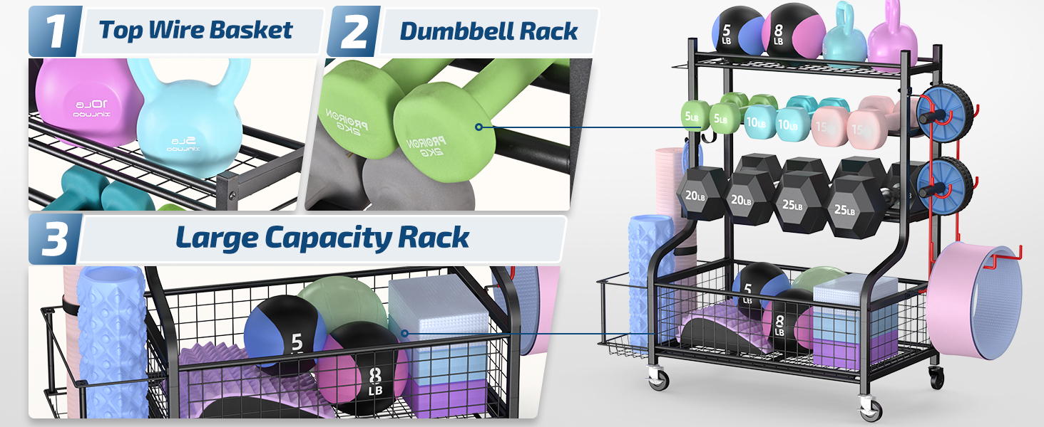 dumbbell rack details