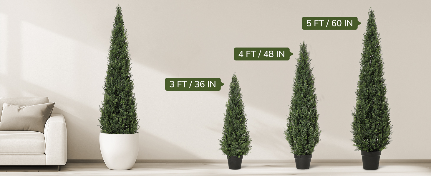 arbre topiaire artificiel en pin