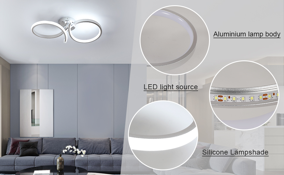 plafonnier led