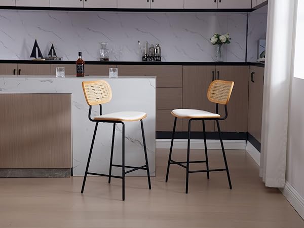 Chaise de Bar Bois et Métal