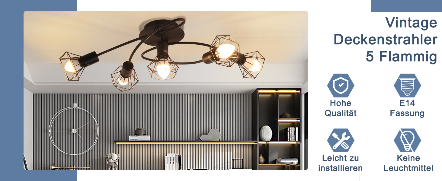 deckenlampe industrial