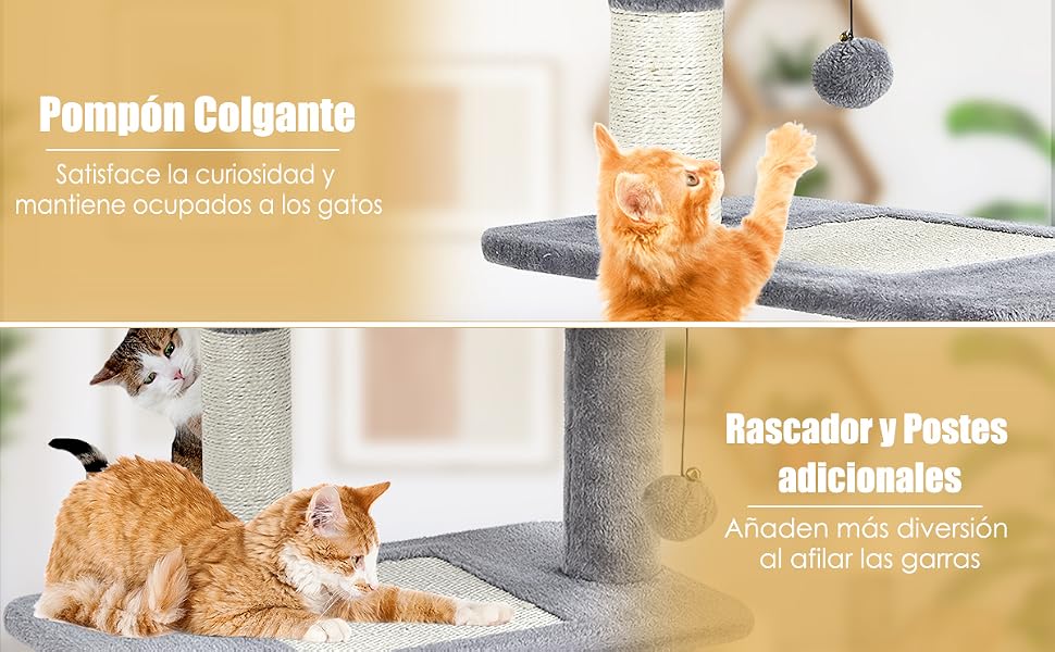 Árbol para Gatos de 4 Niveles