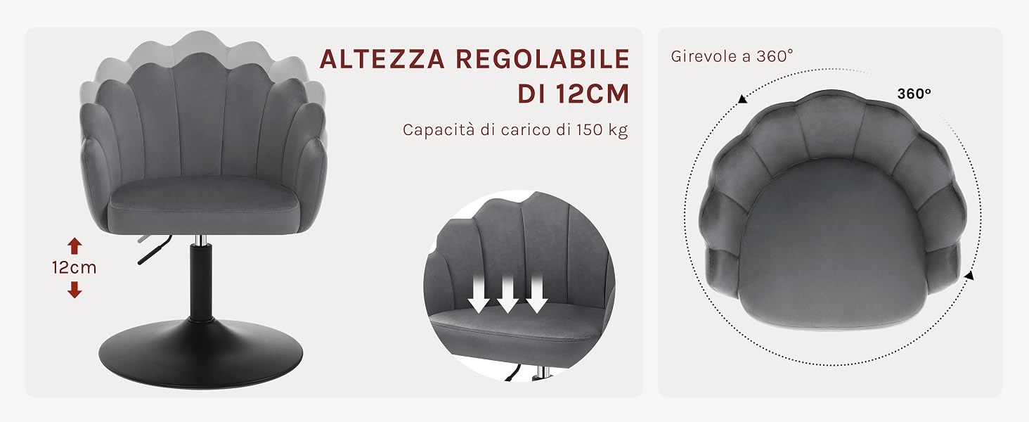 Sgabello da trucco