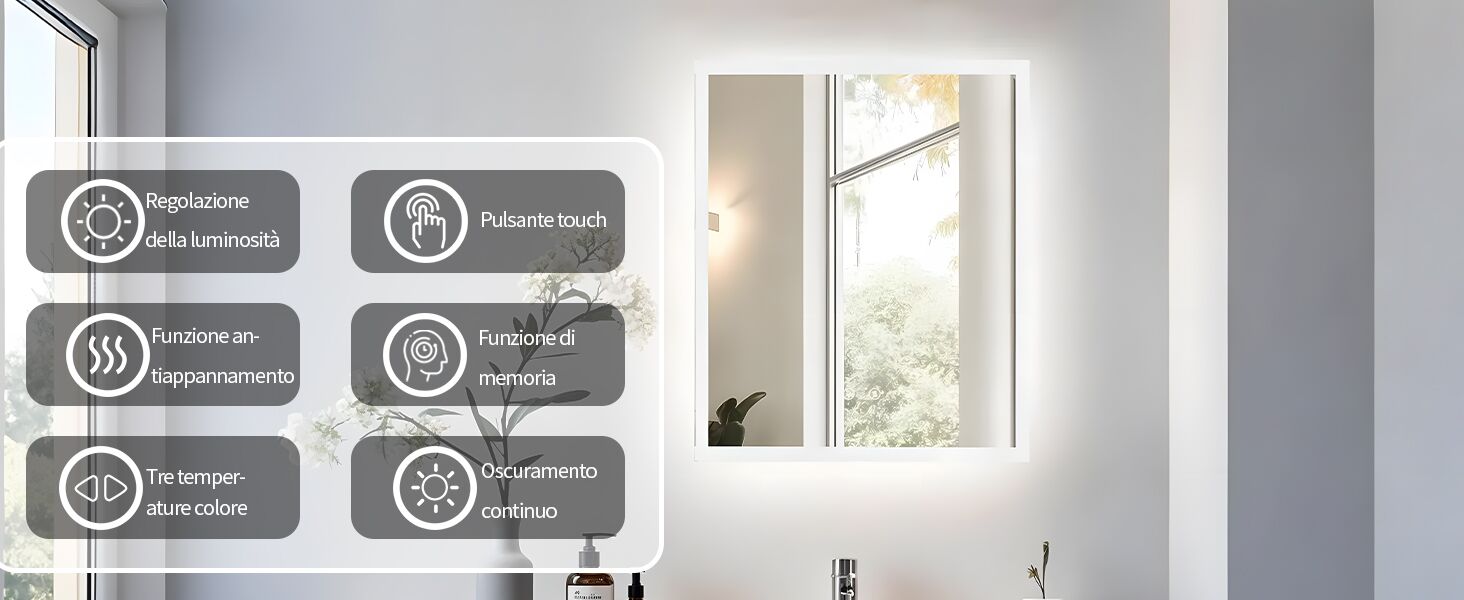 Interni moderni con pareti bianche e porte in vetro con cornice nera che mostrano elementi di design minimalista e illuminazione naturale.
