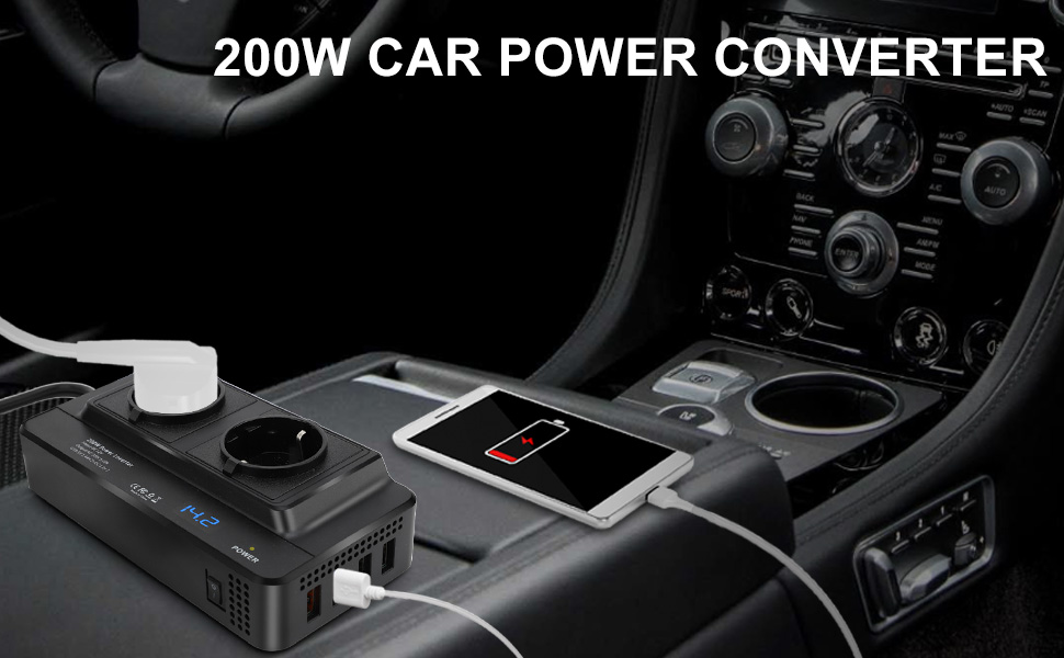200W Auto Wechselrichter