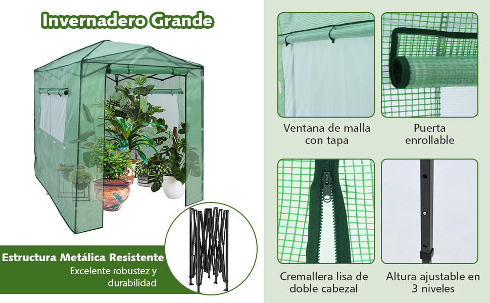 Invernadero Portátil de Jardín
