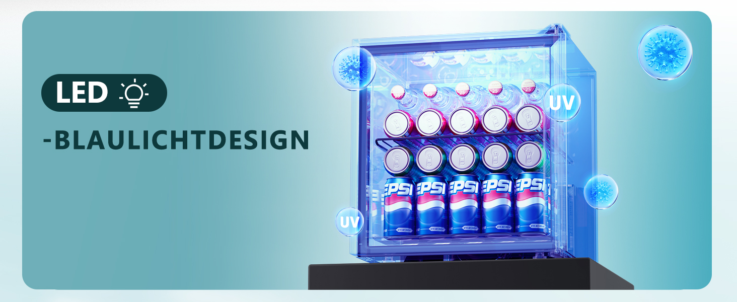 Getränkekühlschrank mit LED