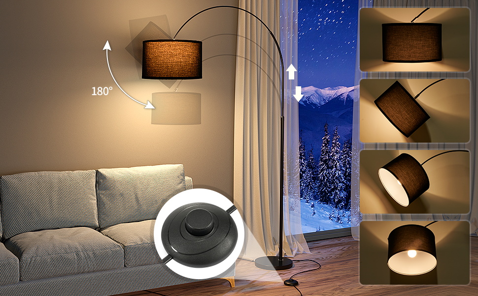 Bogenlampe wohnzimmer stehlampe