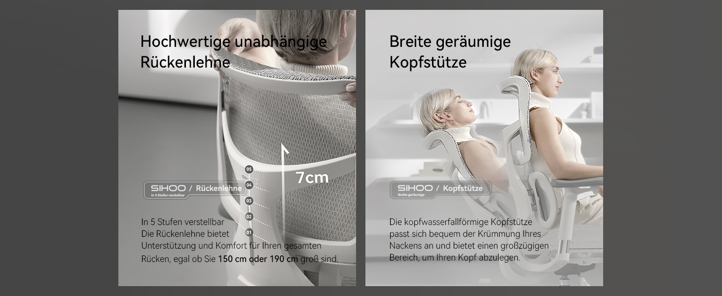Schwarzweiß-Produktfotos mit Artikeln und Abmessungen rund um das Baby.