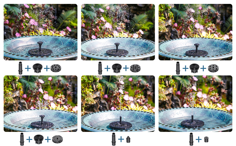 solar water fountain
