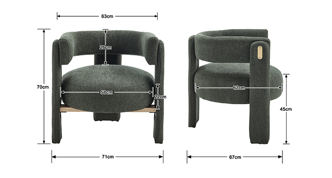 Technical diagram showing multiple views and measurements of what appears to be a mounting bracket or hardware component in black.