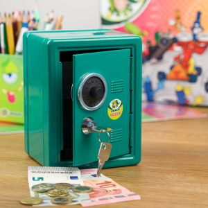Caja fuerte, economía, intercambio global, euro, billetes, monedas, hucha, caja de almacenamiento, dinero.