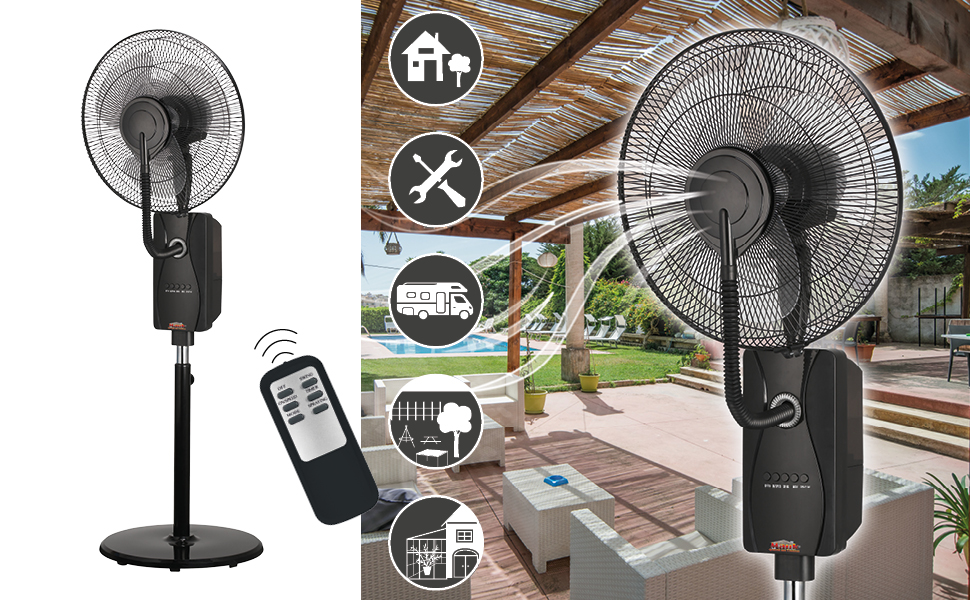 Mauk Stand - Ventilator Mit 1,2 Liter Sprühnebel - Inklusive Fernbedienung Und Überhitzungsschutz - 80 Watt -Elektrischer Ventilator Verkäufe AAHKMJXYDAFdJAOAIMEbOAchlkWZ0oakZn uVZ0mPidMNbILvCvspZ4oG3fPgIqc1P26RdPiG8KHKUtblW5 ULKvLD1OHzwX