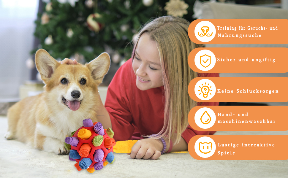 Schnüffelball für Hunde