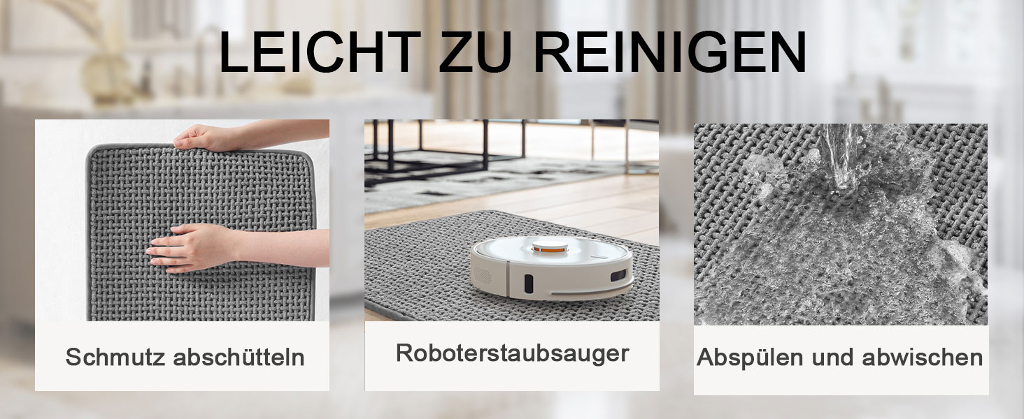 Waschbar Badematten