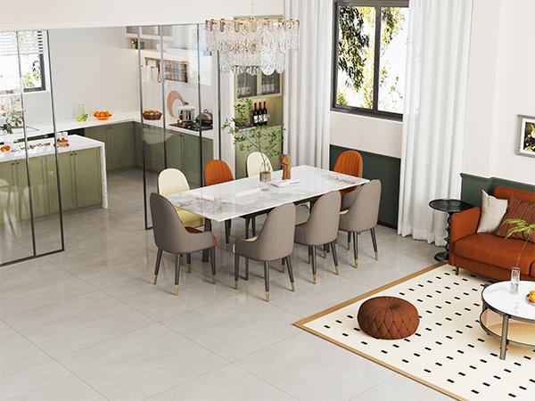 FATIVO 2pz Sedia da Pranzo Pelle Imbottite