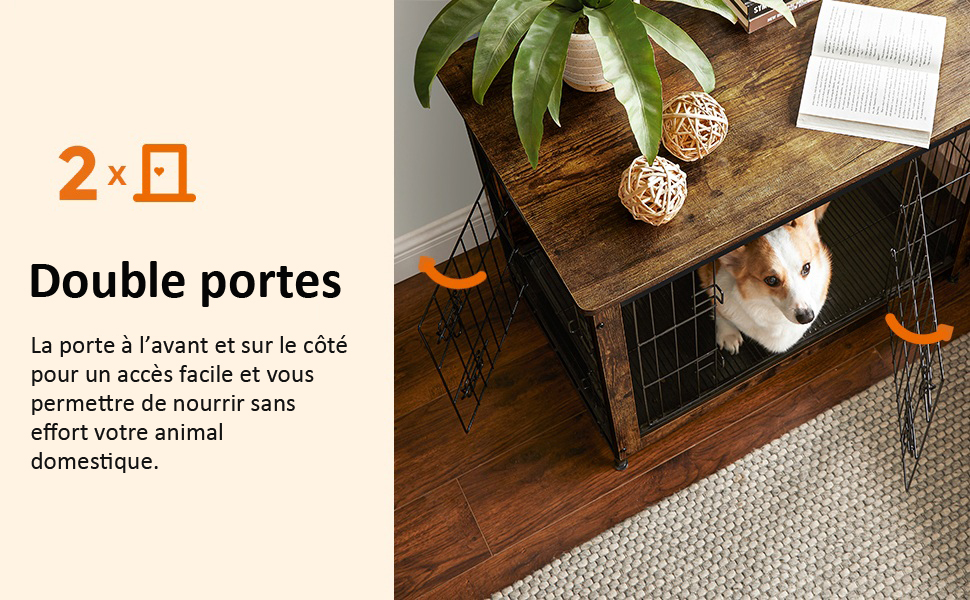 cage pour chien xxl l solide voiture pliable transport aluminium intérieur xl avion grande taille