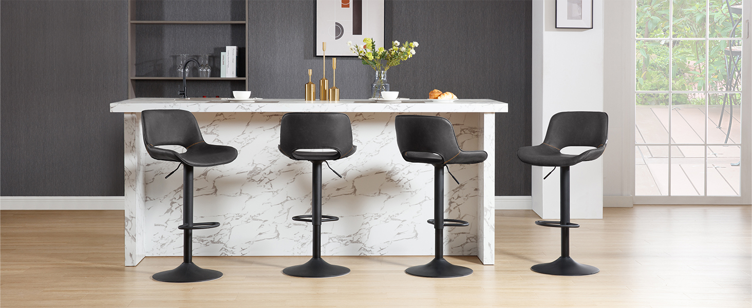 WOLTU Tabouret Bar. Lot de 2. Chaise de Bar. en Simili cuir