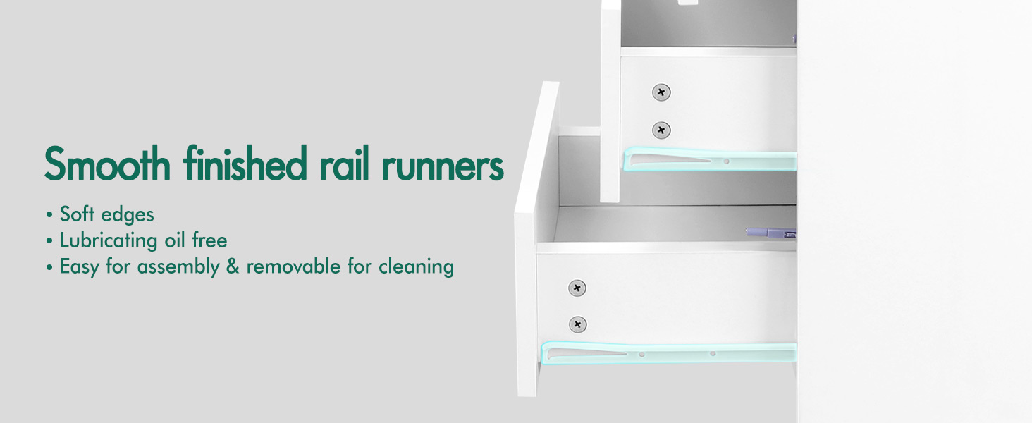 ELFORDSON LED Bedside Tables