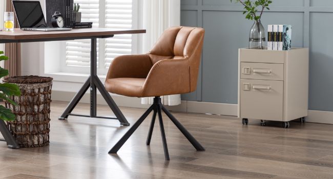 chaise bureau cuir pu